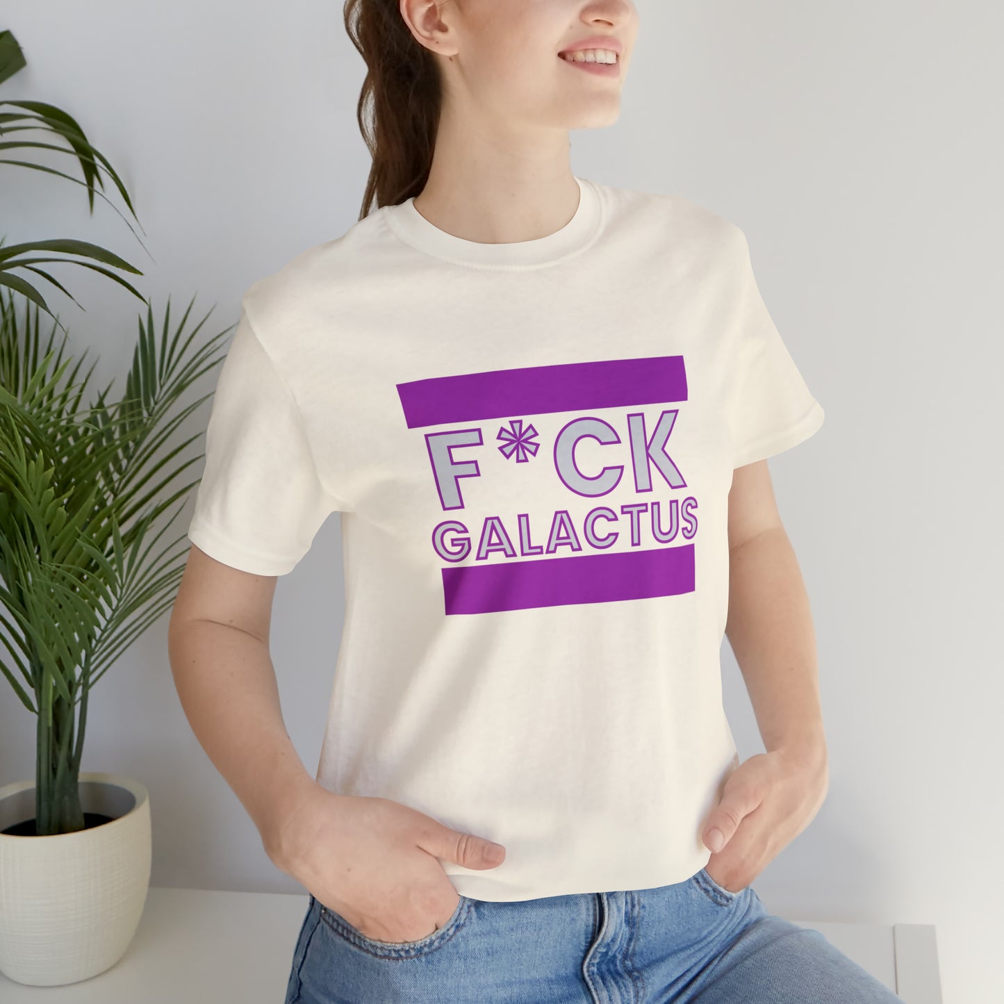 "fuck galactus" Marvel Snap Unisex Jersey Short Sleeve Tee