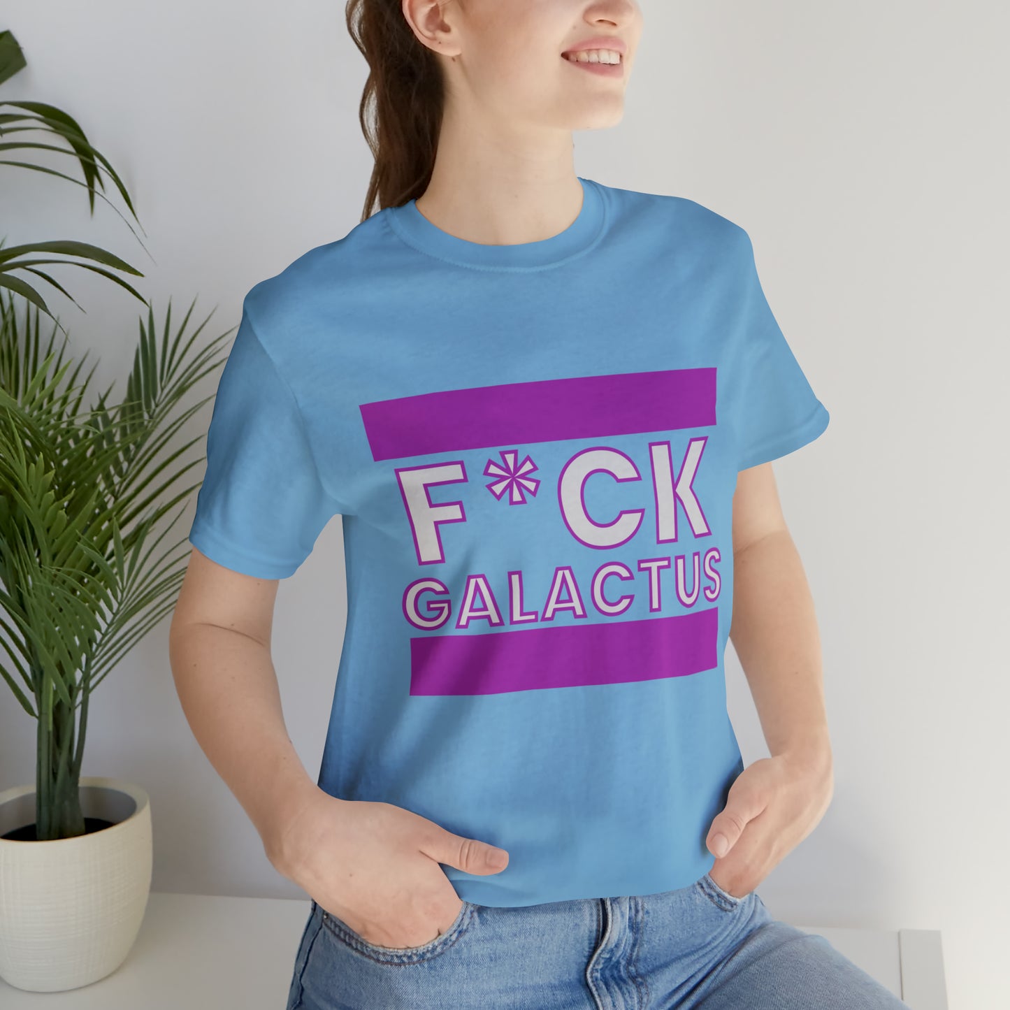 "fuck galactus" Marvel Snap Unisex Jersey Short Sleeve Tee