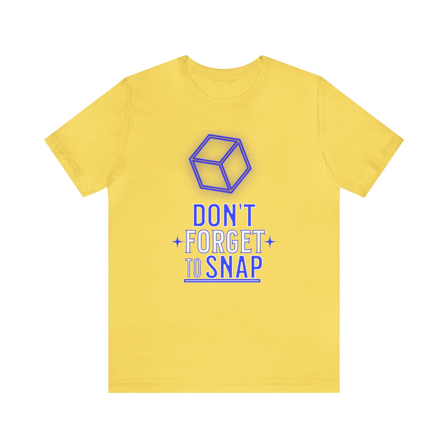 "don't forget to snap" Marvel Snap Unisex Jersey Short Sleeve Tee