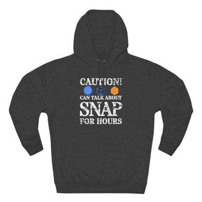"Caution Can Snap All Day" Marvel Snap Unisex Premium Pullover Hoodie