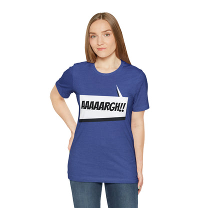 "aaaaargh!!!" Marvel Snap Unisex Jersey Short Sleeve Tee