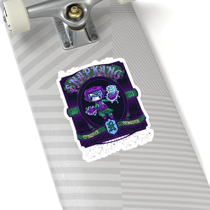 "Snap Kang Barber Logo" Marvel Snap Kiss-Cut Stickers