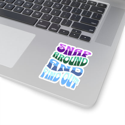 "Snap Around and Find Out" Marvel Snap Kiss-Cut Stickers