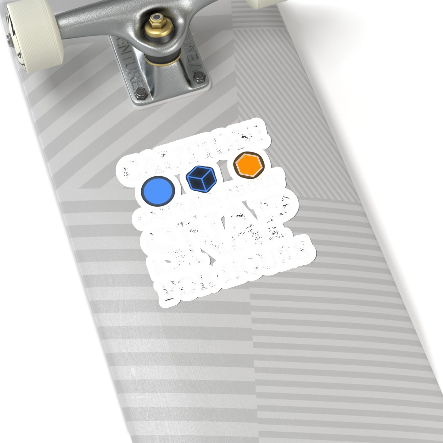 "Caution Can Talk Snap for Hours" Marvel Snap Kiss-Cut Stickers