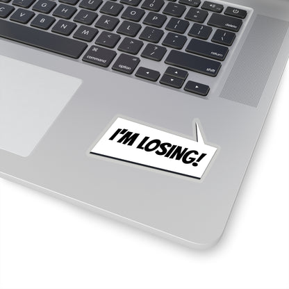 "I'm Losing" Marvel Snap Kiss-Cut Stickers