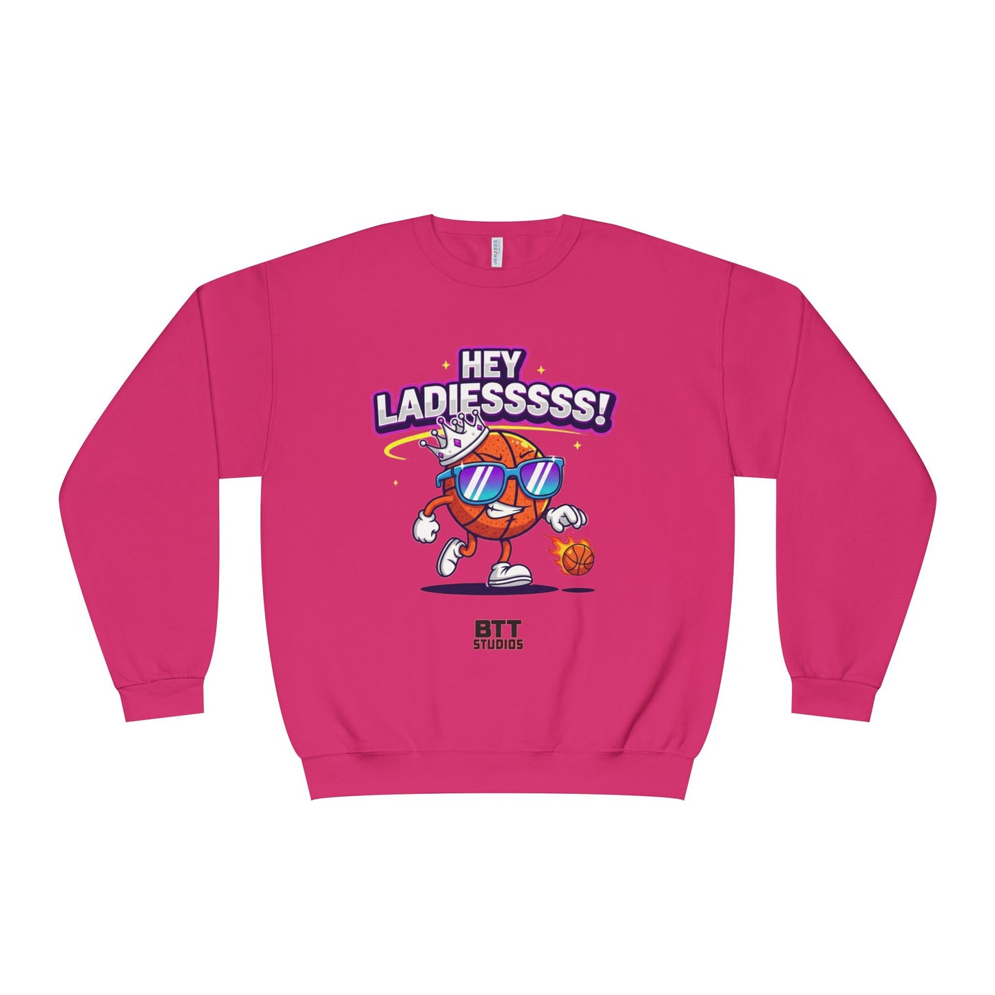 Hey Ladies Crown Crewneck Sweatshirt (Mult Colors)