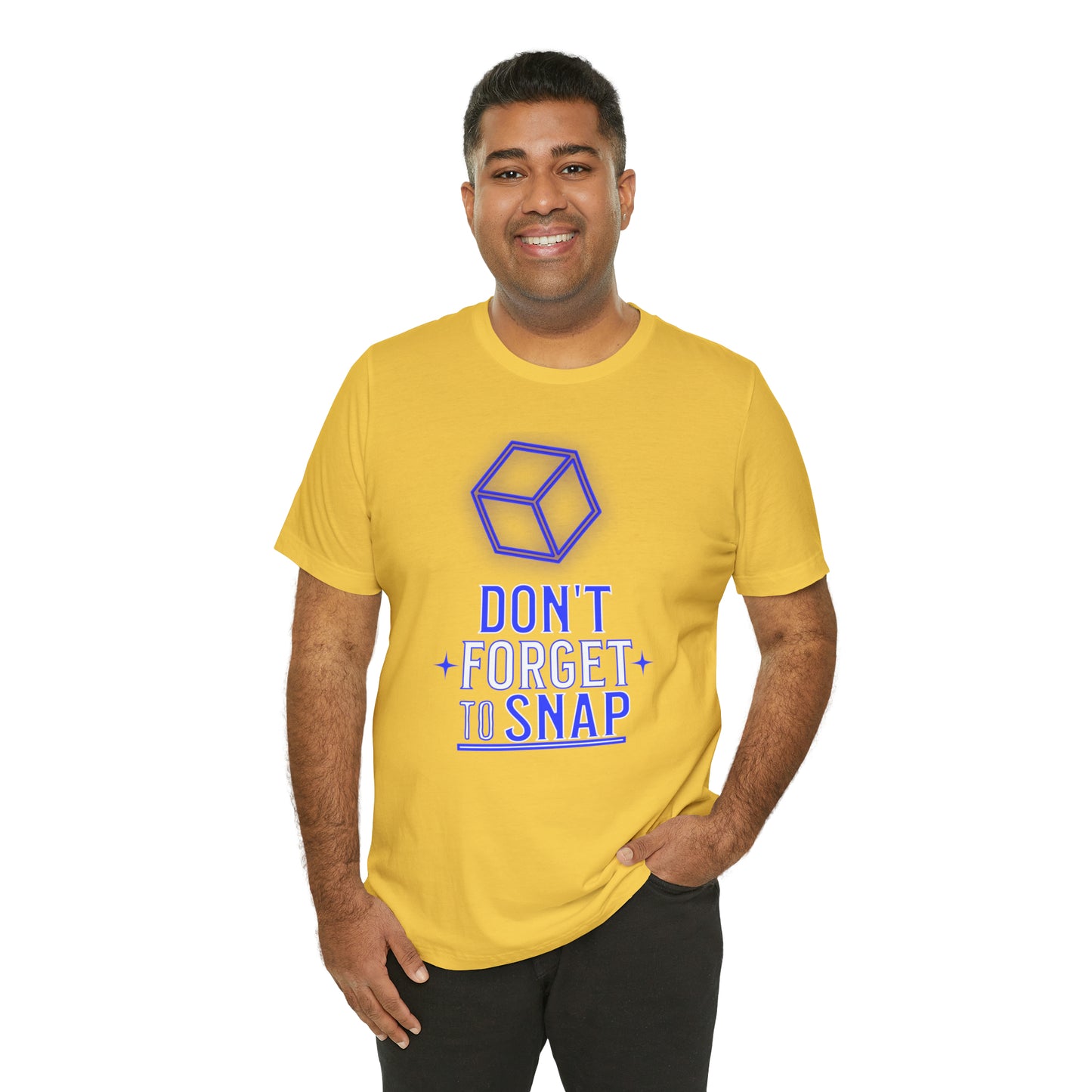 "don't forget to snap" Marvel Snap Unisex Jersey Short Sleeve Tee