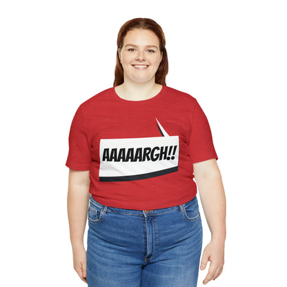 "aaaaargh!!!" Marvel Snap Unisex Jersey Short Sleeve Tee