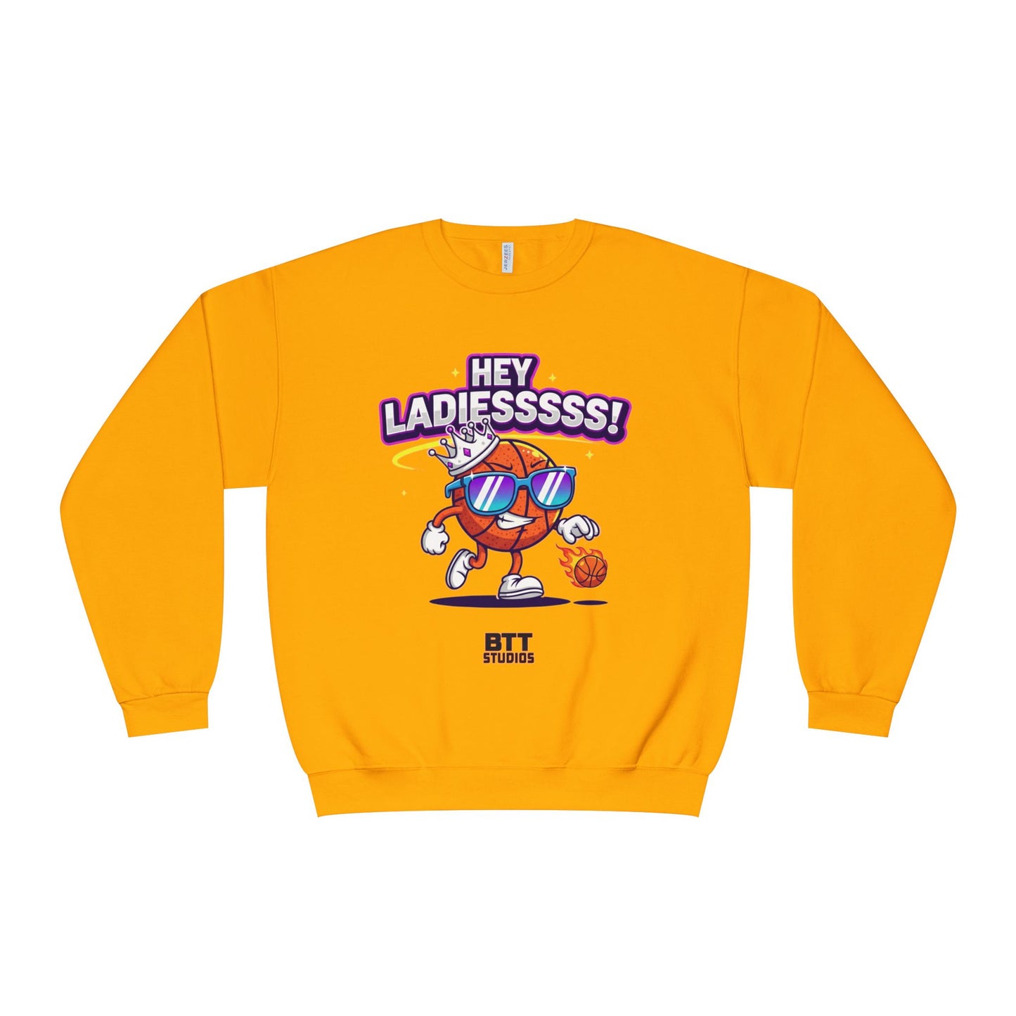 Hey Ladies Crown Crewneck Sweatshirt (Mult Colors)