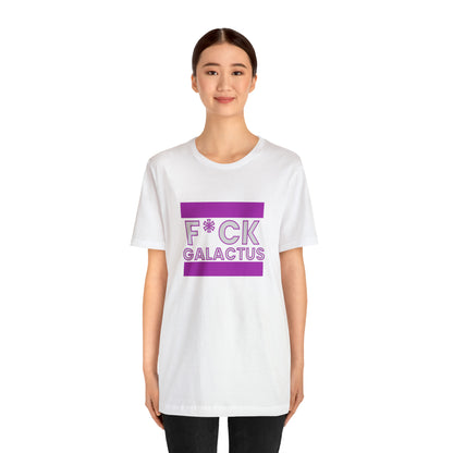 "fuck galactus" Marvel Snap Unisex Jersey Short Sleeve Tee