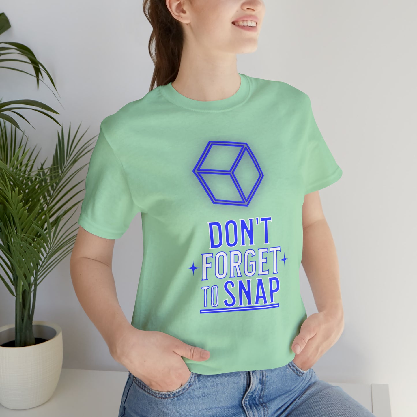 "don't forget to snap" Marvel Snap Unisex Jersey Short Sleeve Tee