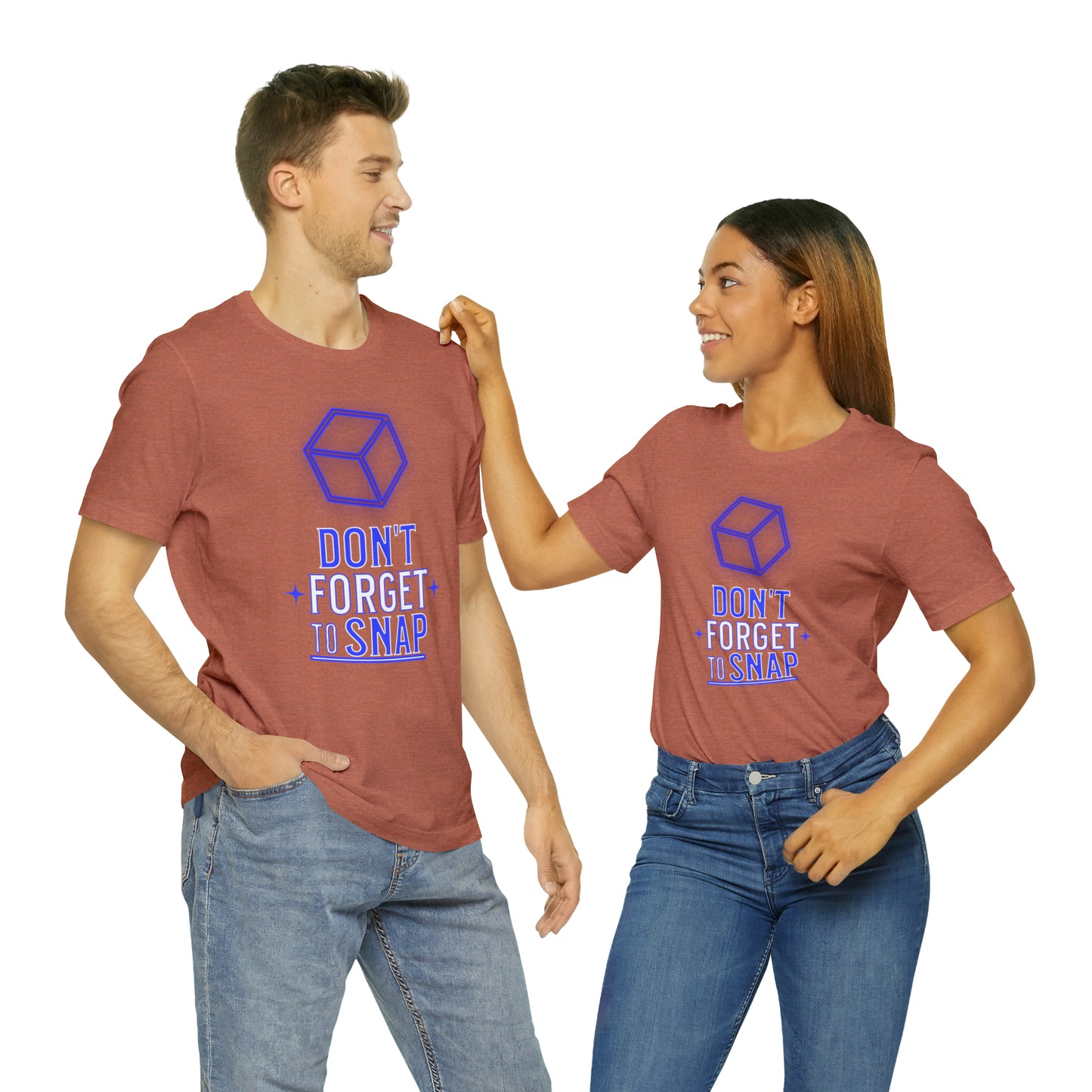 "don't forget to snap" Marvel Snap Unisex Jersey Short Sleeve Tee