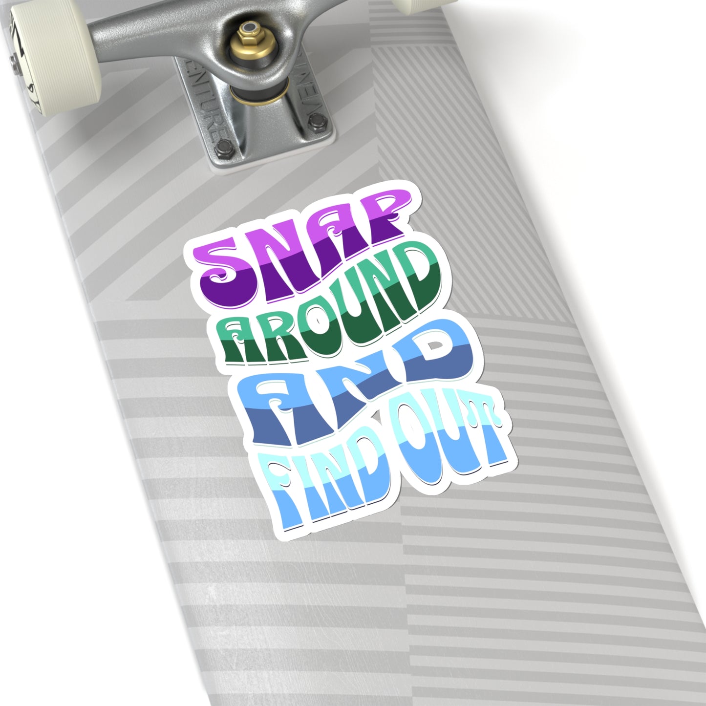 "Snap Around and Find Out" Marvel Snap Kiss-Cut Stickers