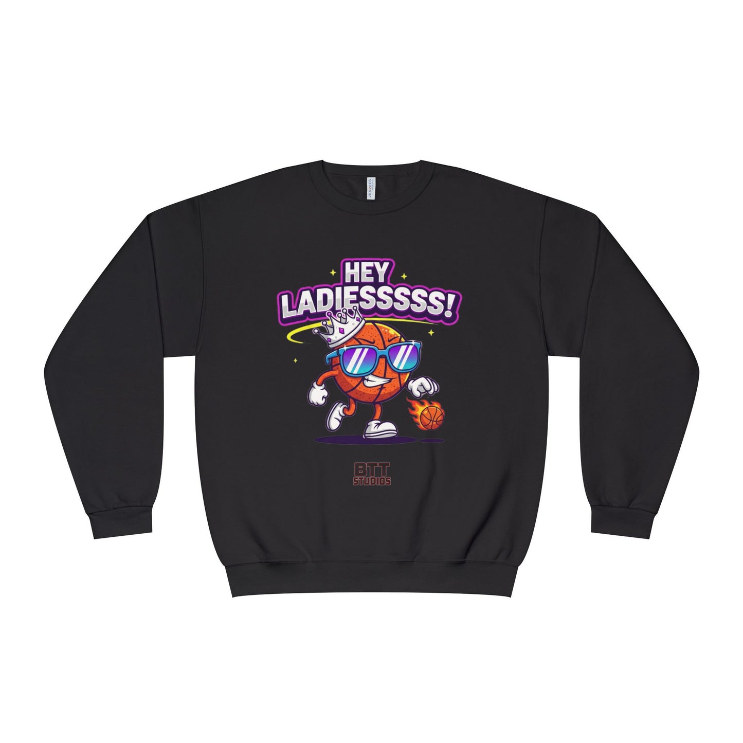 Hey Ladies Crown Crewneck Sweatshirt (Mult Colors)