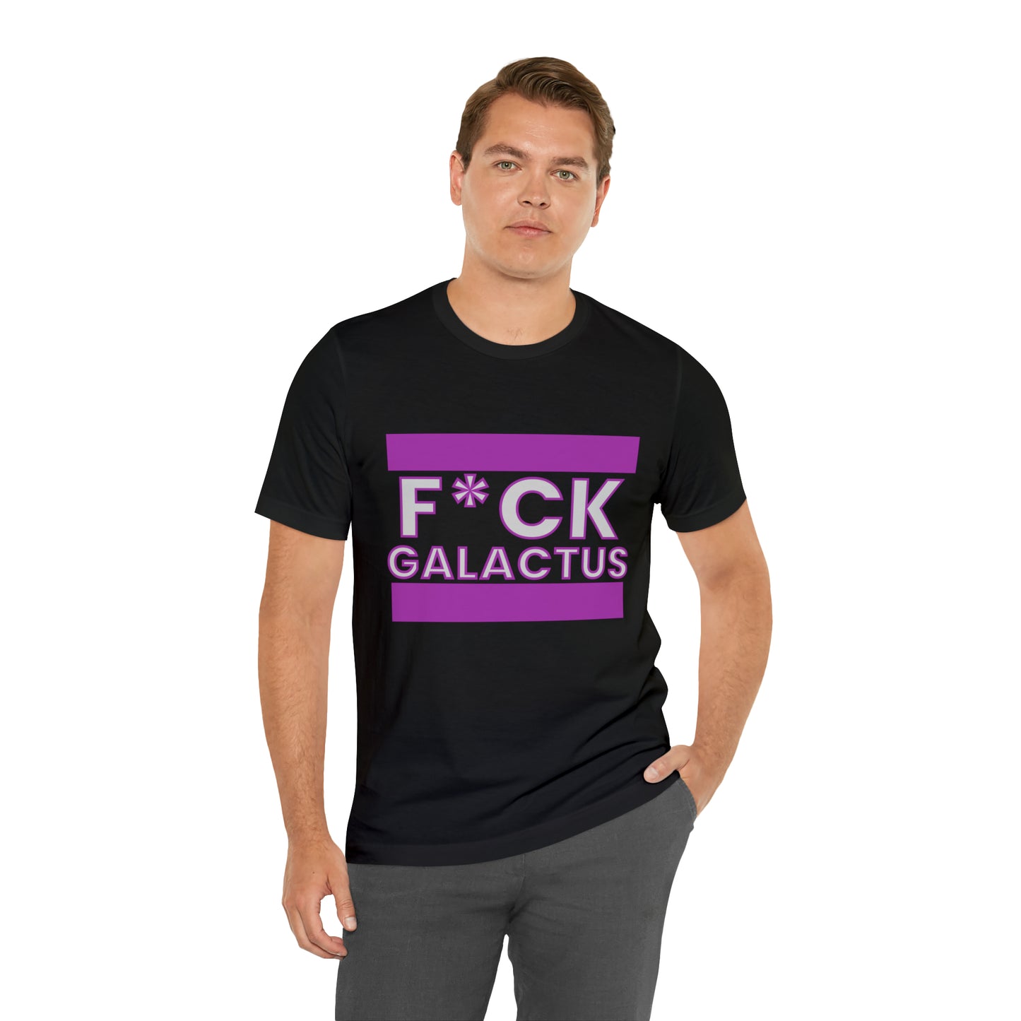 "fuck galactus" Marvel Snap Unisex Jersey Short Sleeve Tee