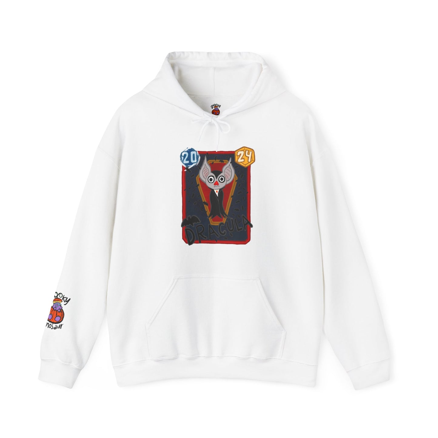 Snap Kang x Spooky Dino Marvel Snap inspired Dracula - Unisex Heavy Blend™ Hooded Sweatshirt