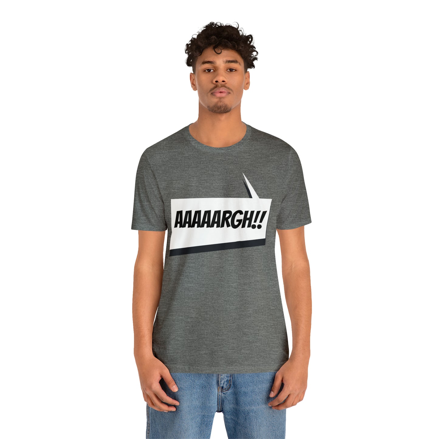 "aaaaargh!!!" Marvel Snap Unisex Jersey Short Sleeve Tee