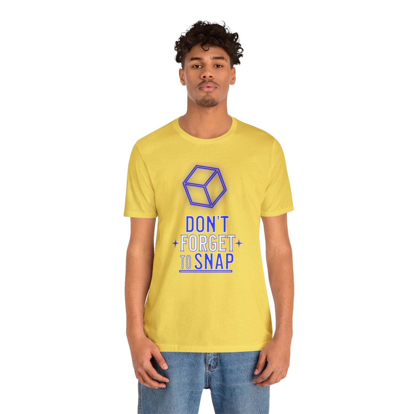 "don't forget to snap" Marvel Snap Unisex Jersey Short Sleeve Tee