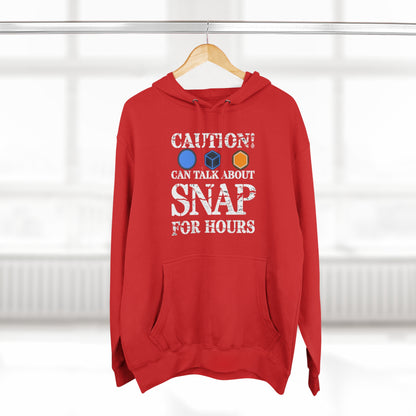 "Caution Can Snap All Day" Marvel Snap Unisex Premium Pullover Hoodie