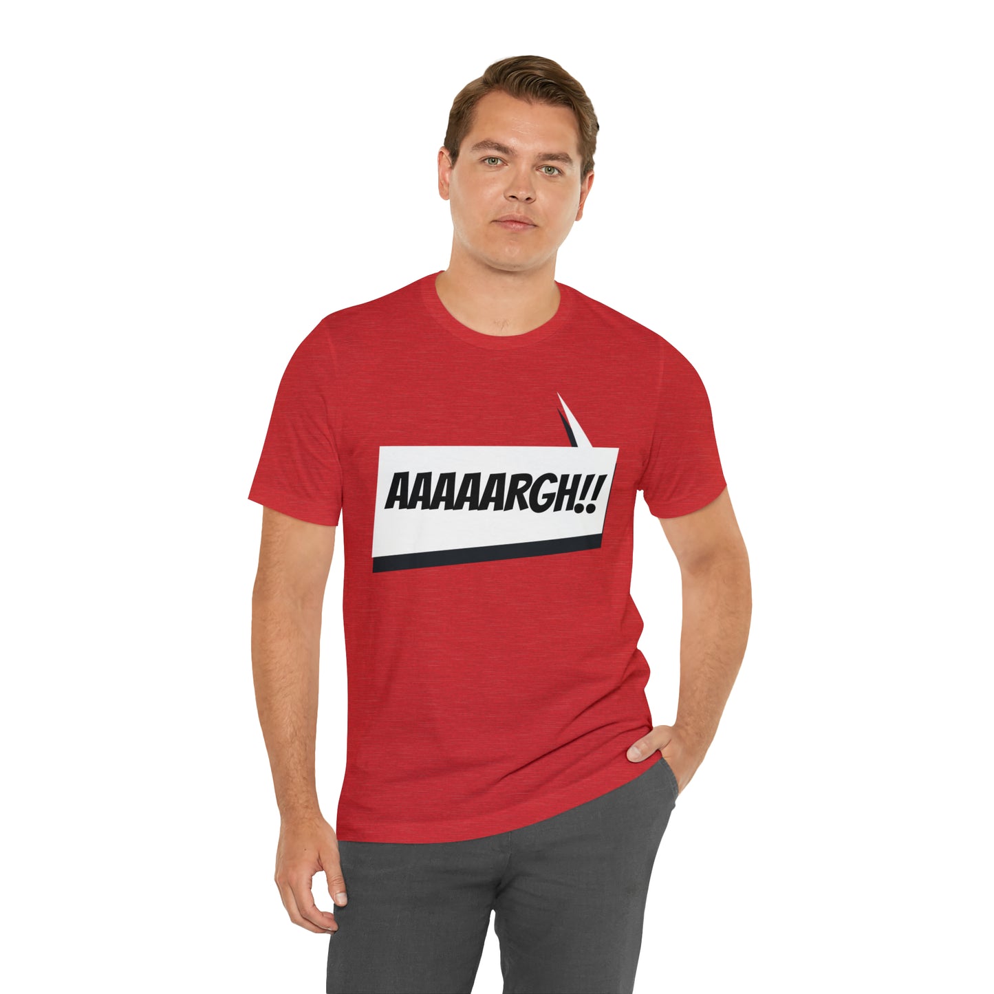 "aaaaargh!!!" Marvel Snap Unisex Jersey Short Sleeve Tee