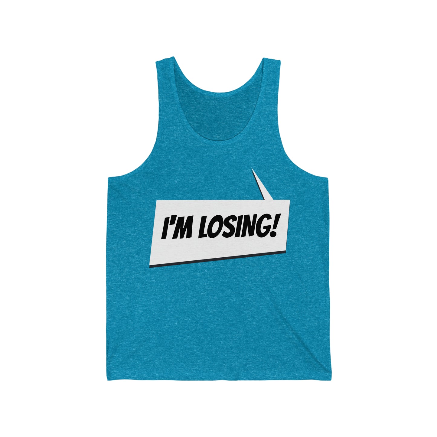 "I'm Losing!" Marvel Snap Unisex Jersey Tank