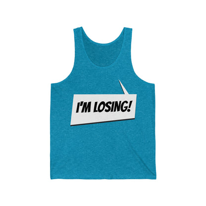 "I'm Losing!" Marvel Snap Unisex Jersey Tank