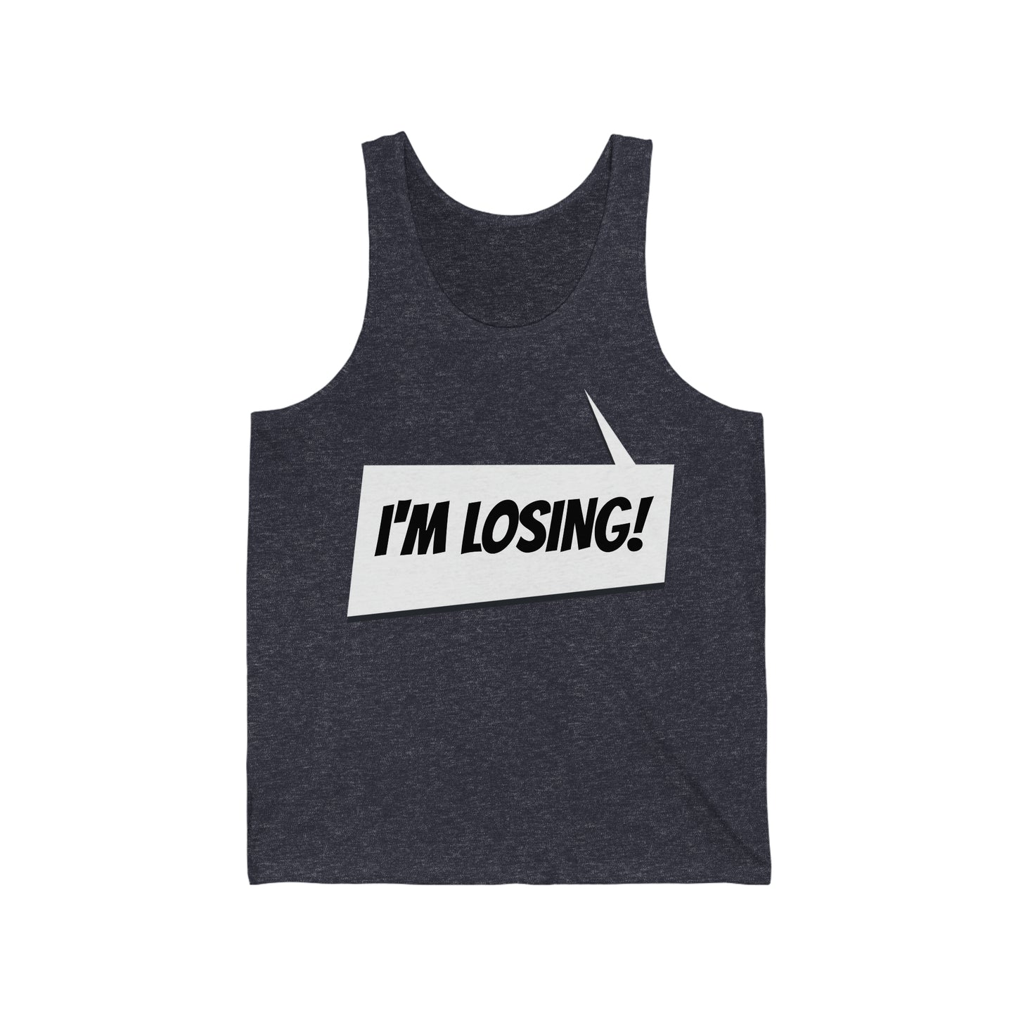 "I'm Losing!" Marvel Snap Unisex Jersey Tank