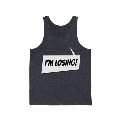 "I'm Losing!" Marvel Snap Unisex Jersey Tank