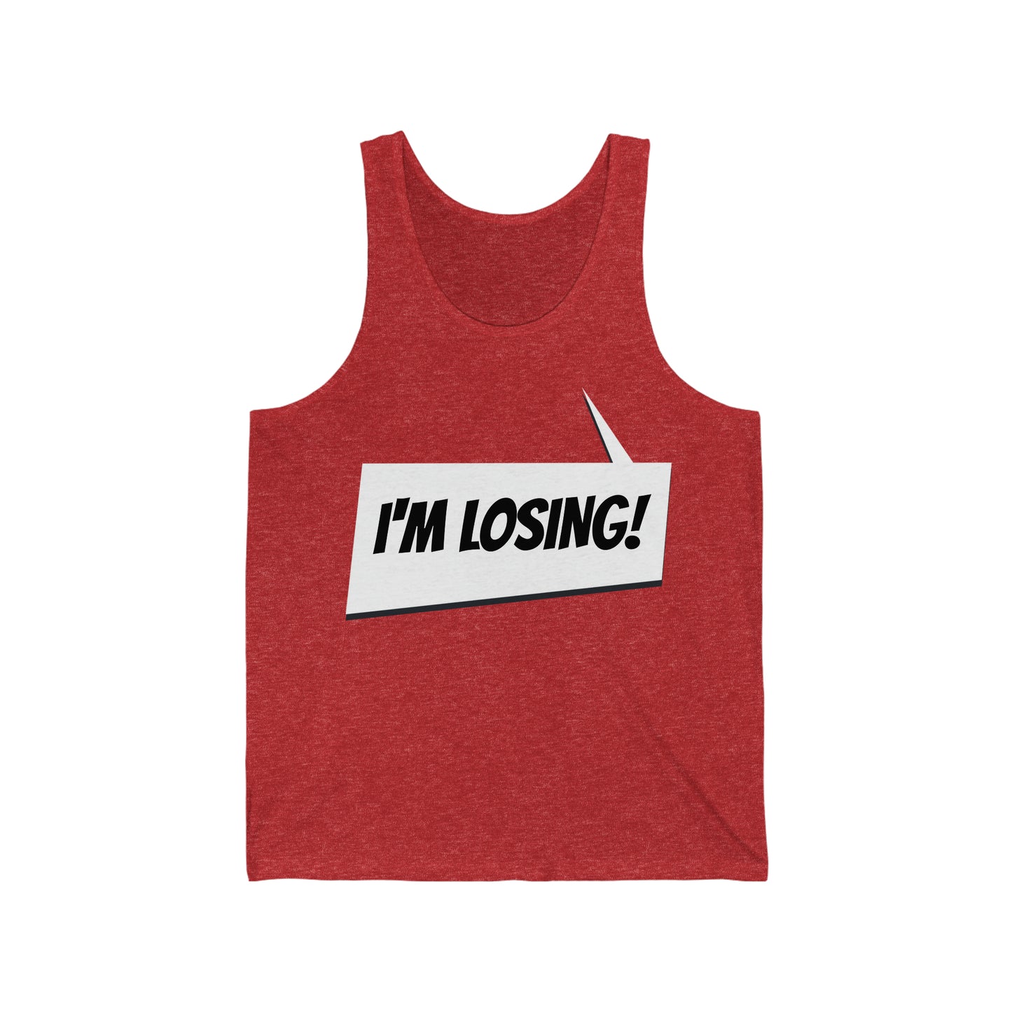 "I'm Losing!" Marvel Snap Unisex Jersey Tank