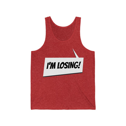 "I'm Losing!" Marvel Snap Unisex Jersey Tank