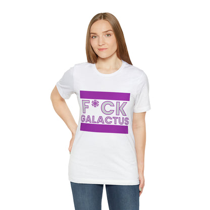 "fuck galactus" Marvel Snap Unisex Jersey Short Sleeve Tee