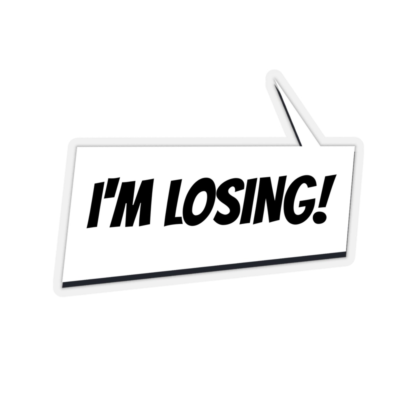 "I'm Losing" Marvel Snap Kiss-Cut Stickers