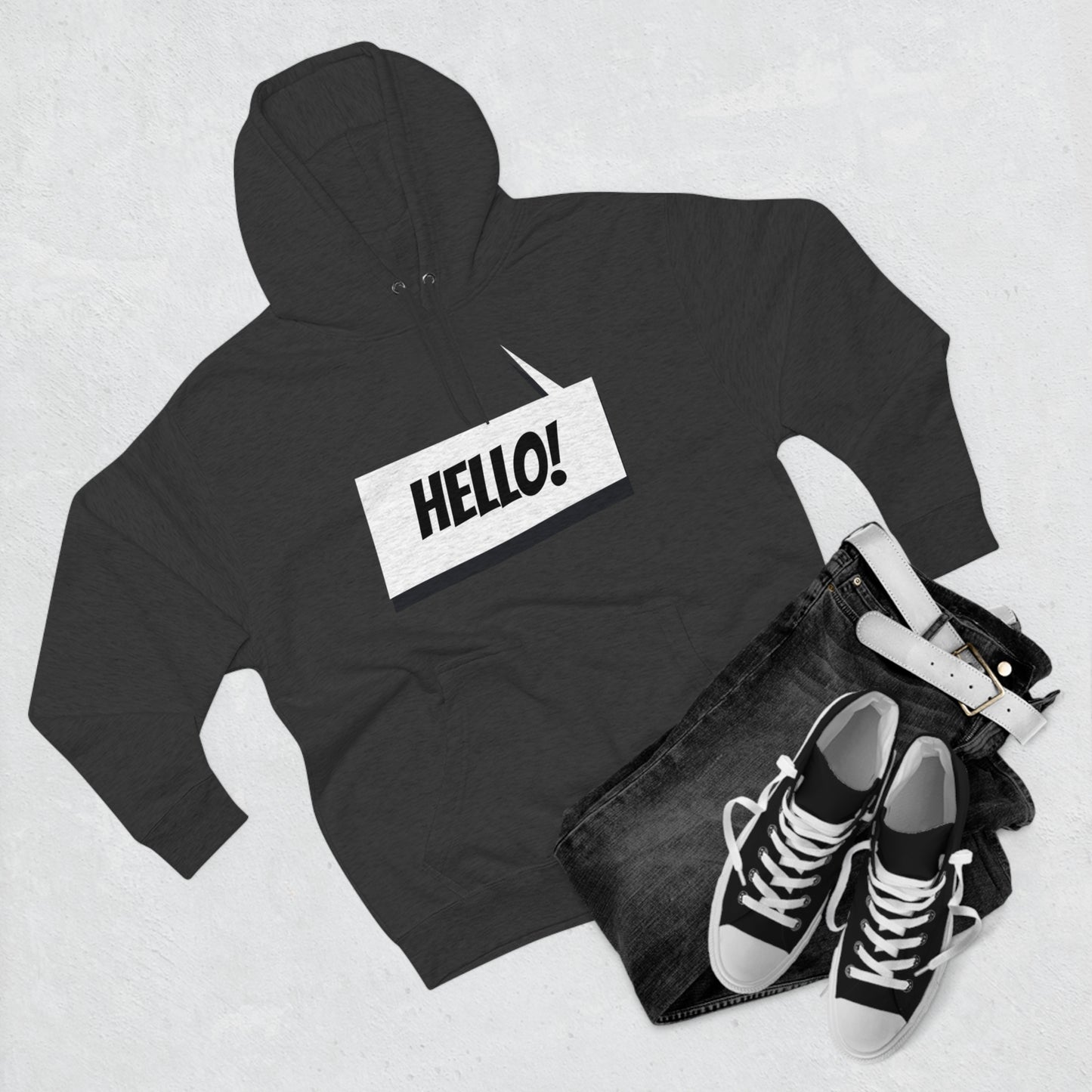 "Hello!" Marvel Snap Unisex Premium Pullover Hoodie