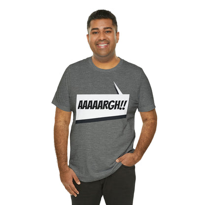 "aaaaargh!!!" Marvel Snap Unisex Jersey Short Sleeve Tee