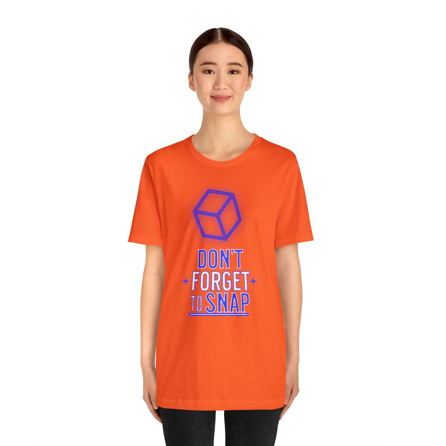 "don't forget to snap" Marvel Snap Unisex Jersey Short Sleeve Tee