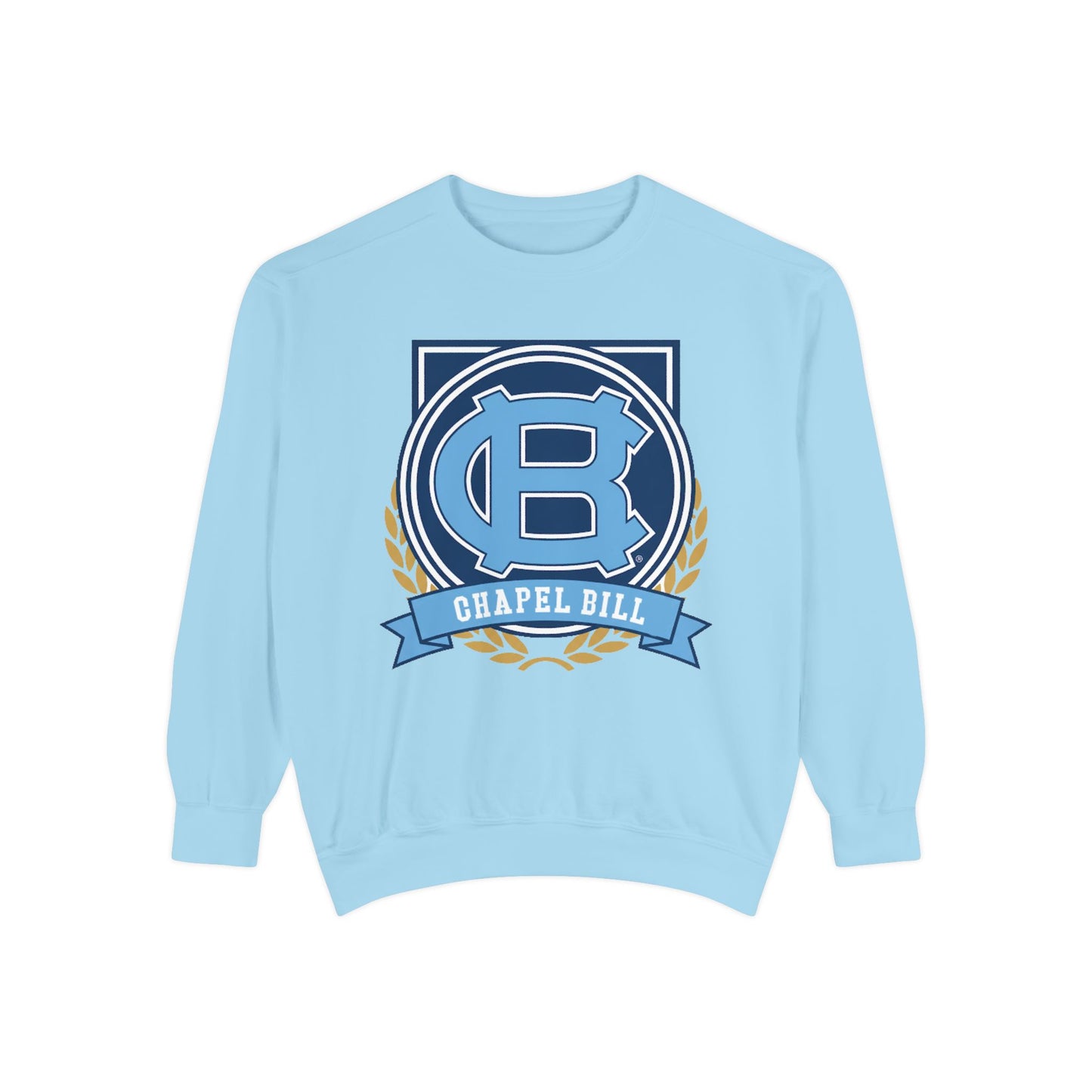 Chic Unisex Garment-Dyed Sweatshirt, Cozy Fall Fashion, Gift for Him/Her, Customizable Apparel, College Spirit Wear, Casual Streetwear