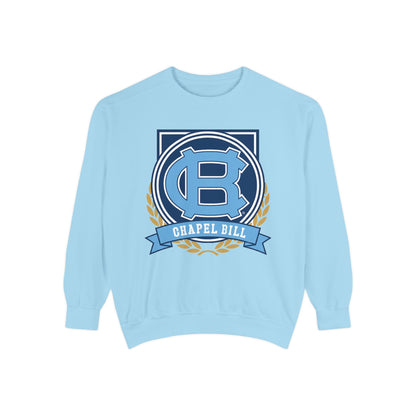 Chic Unisex Garment-Dyed Sweatshirt, Cozy Fall Fashion, Gift for Him/Her, Customizable Apparel, College Spirit Wear, Casual Streetwear