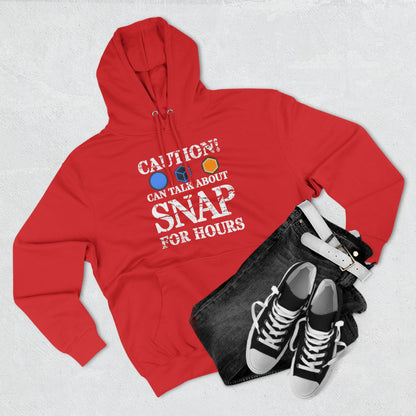 "Caution Can Snap All Day" Marvel Snap Unisex Premium Pullover Hoodie