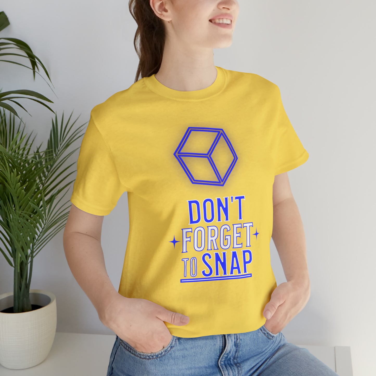 "don't forget to snap" Marvel Snap Unisex Jersey Short Sleeve Tee