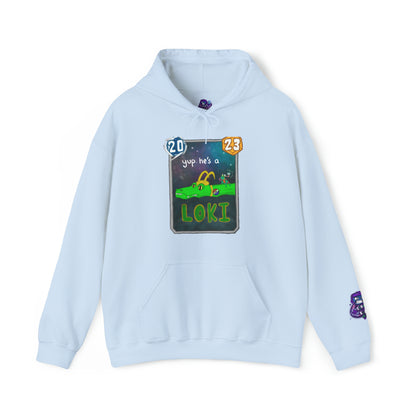 Snap Kang x Spooky Dinosaur "Yup, he's a Loki" Variant Marvel Snap inspired Hooded Sweatshirt