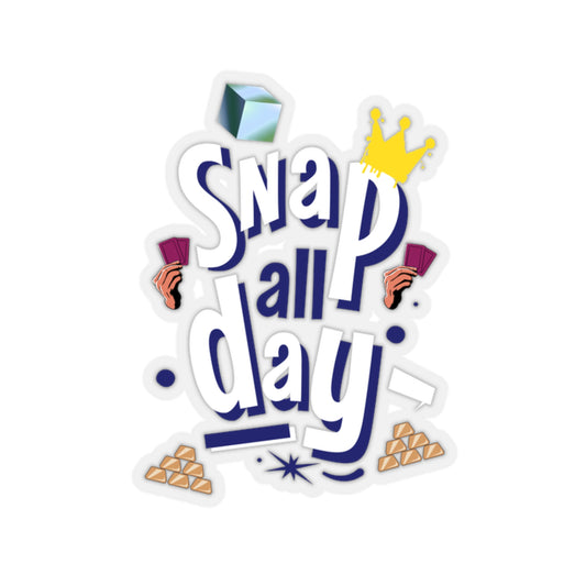 "Snap All Day" Marvel Snap Kiss-Cut Stickers