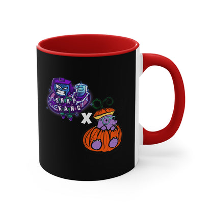 2024 Limited Edition Marvel Snap inspired Dracula Discard Collab | Snap Kang x Spooky Dinosaur Colorful Accent Mugs, 11oz