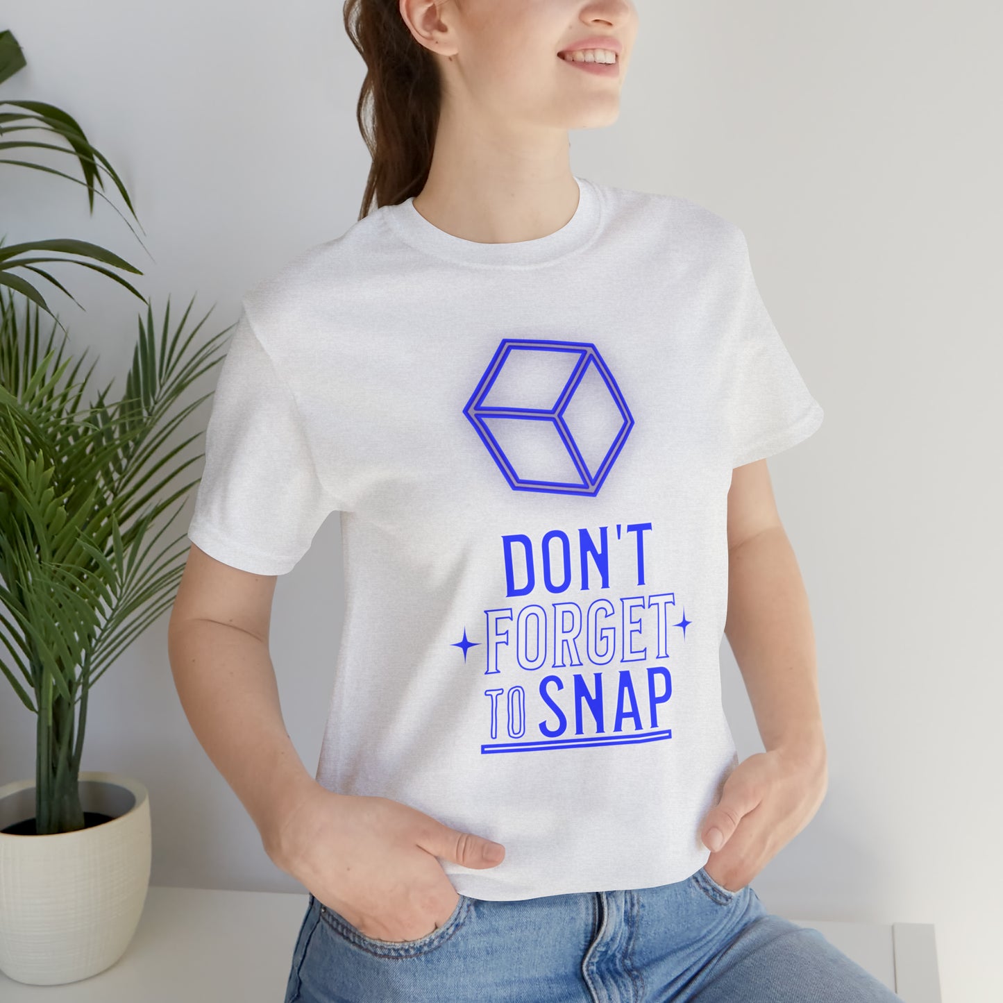 "don't forget to snap" Marvel Snap Unisex Jersey Short Sleeve Tee