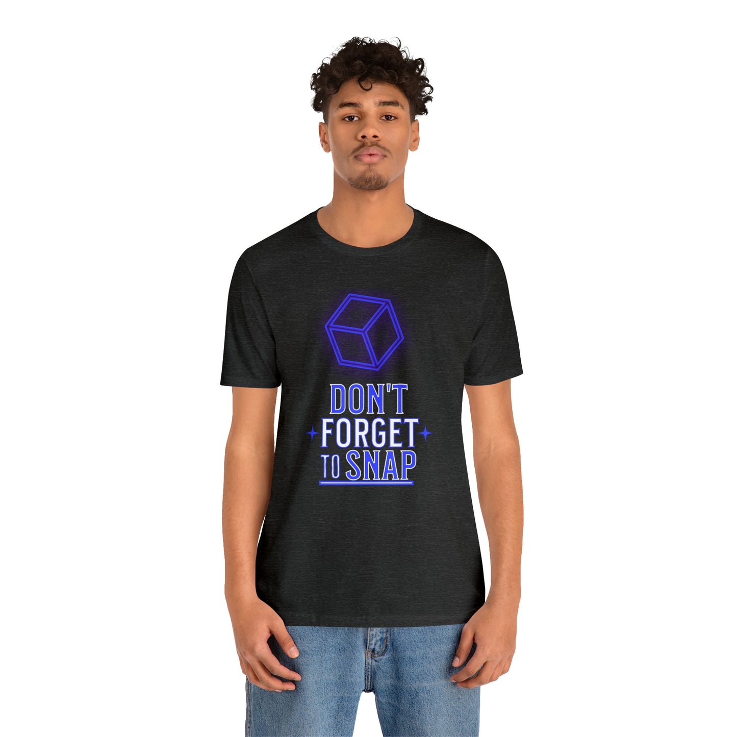 "don't forget to snap" Marvel Snap Unisex Jersey Short Sleeve Tee