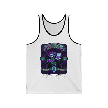 "Snap kang barber logo" Marvel Snap Unisex Jersey Tank