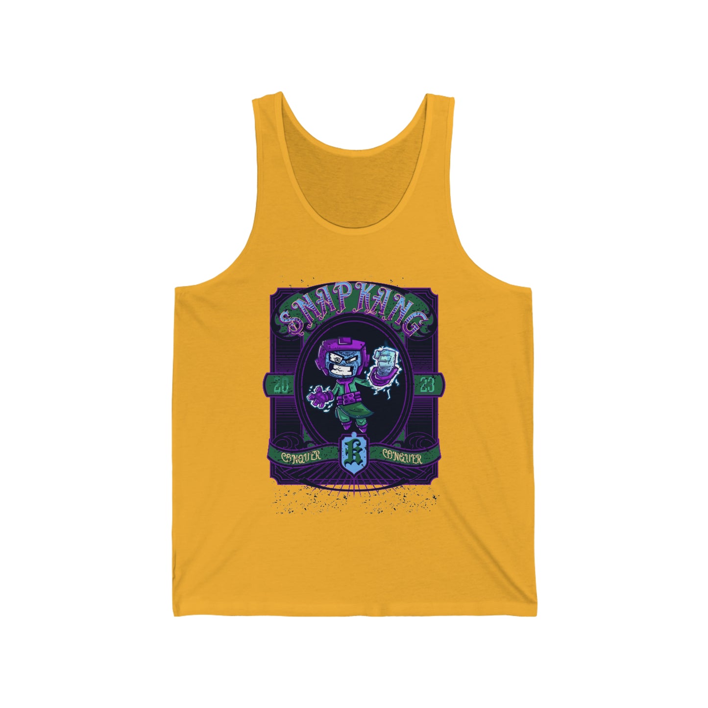 "Snap kang barber logo" Marvel Snap Unisex Jersey Tank