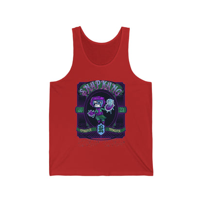 "Snap kang barber logo" Marvel Snap Unisex Jersey Tank