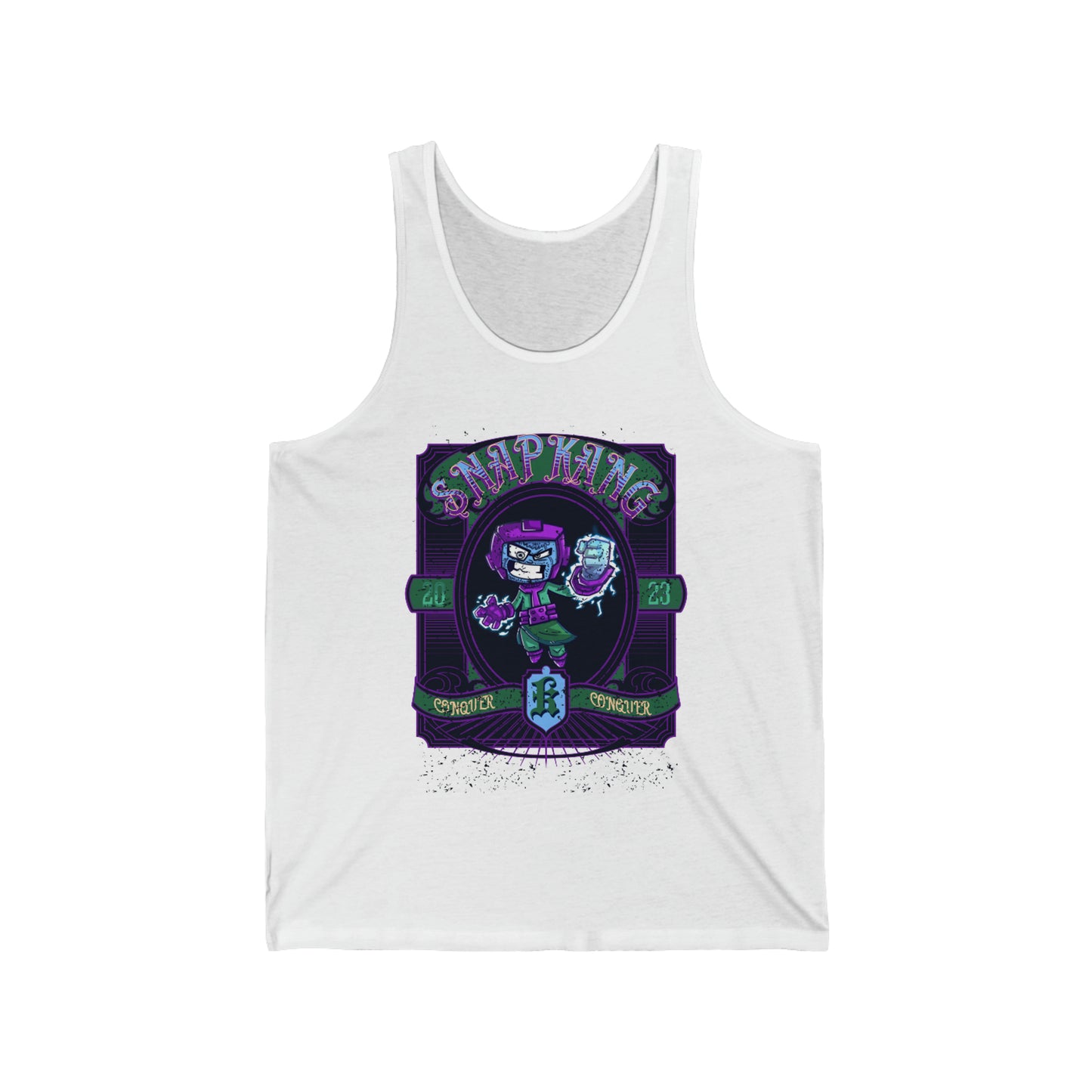 "Snap kang barber logo" Marvel Snap Unisex Jersey Tank