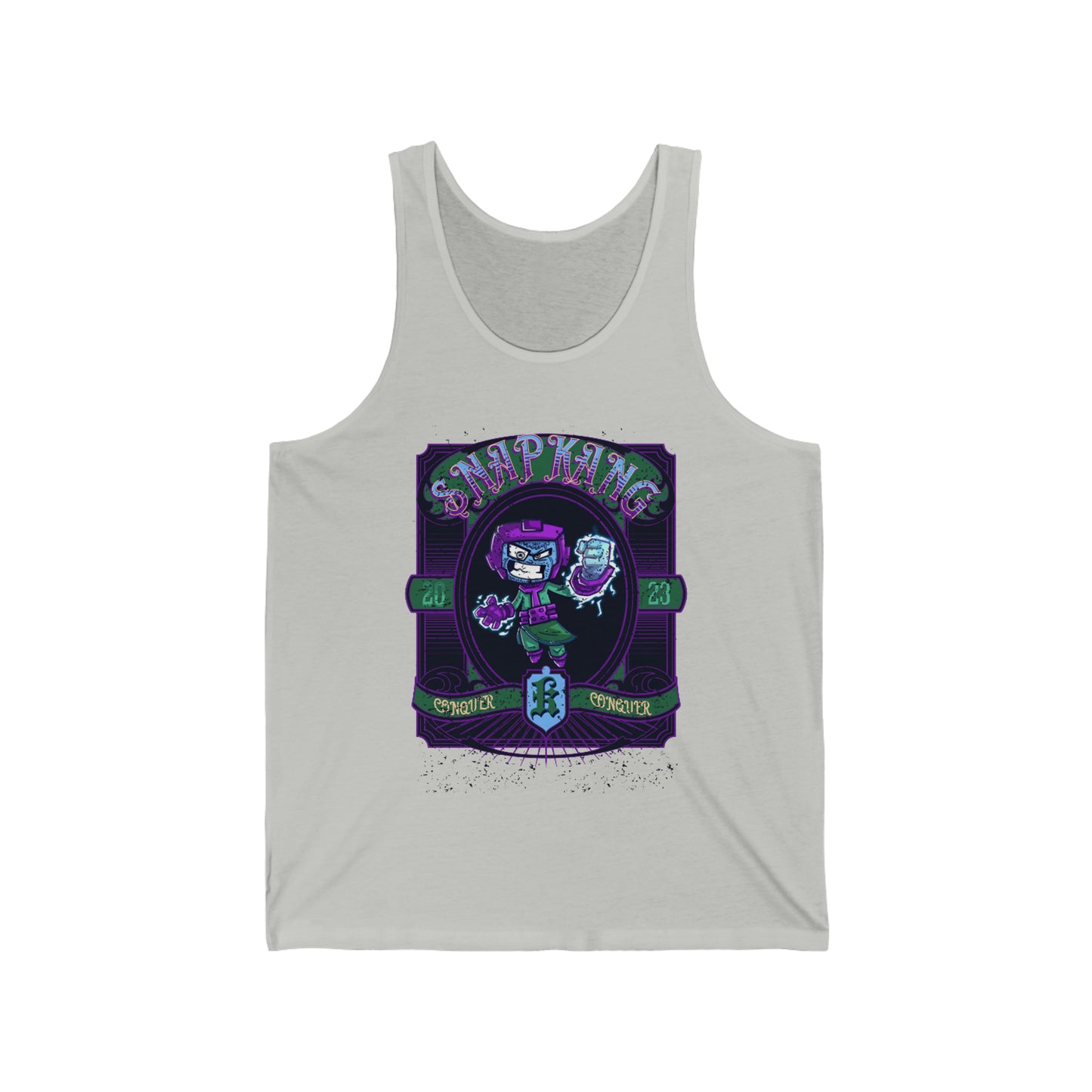 "Snap kang barber logo" Marvel Snap Unisex Jersey Tank