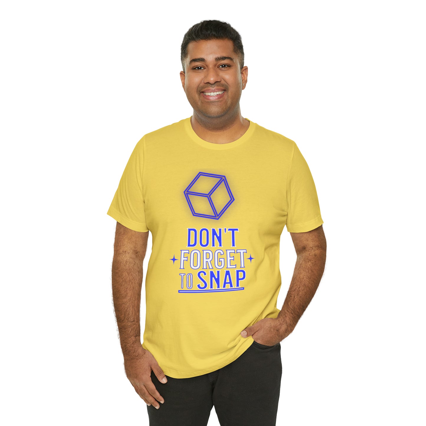 "don't forget to snap" Marvel Snap Unisex Jersey Short Sleeve Tee